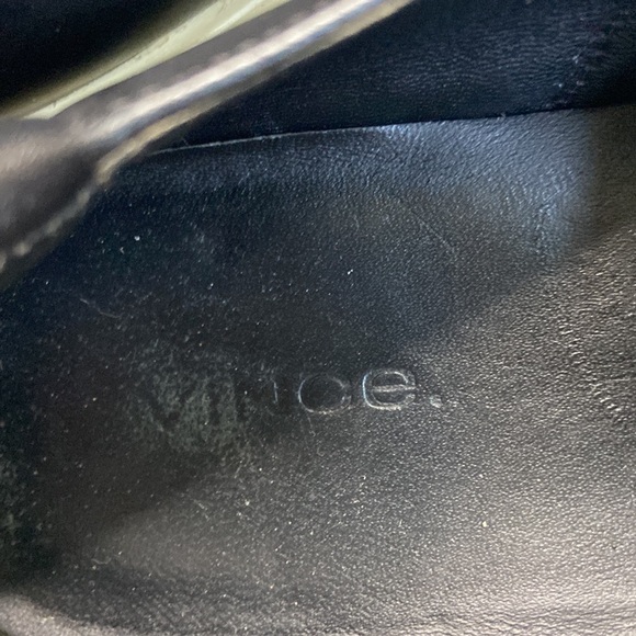VINCE CORBIN SLIP-ON SNEAKER IN BLACK LEATHER - Picture 5 of 6